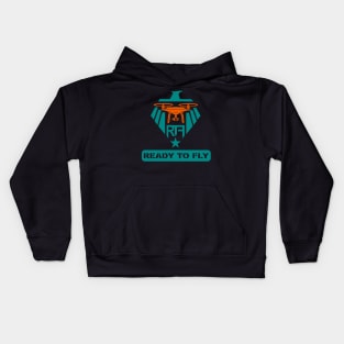 drones Green Kids Hoodie